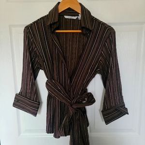 ZARA Wrap Blouse